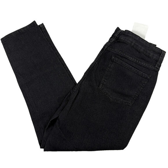Basic Editions Womens Jeans 6 Black Denim Straight Stretch NWT Vintage Y2K Kmart - Picture 1 of 16